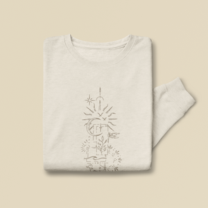 Dreams Organic Natural Crewneck Sweatshirt – Gender Neutral